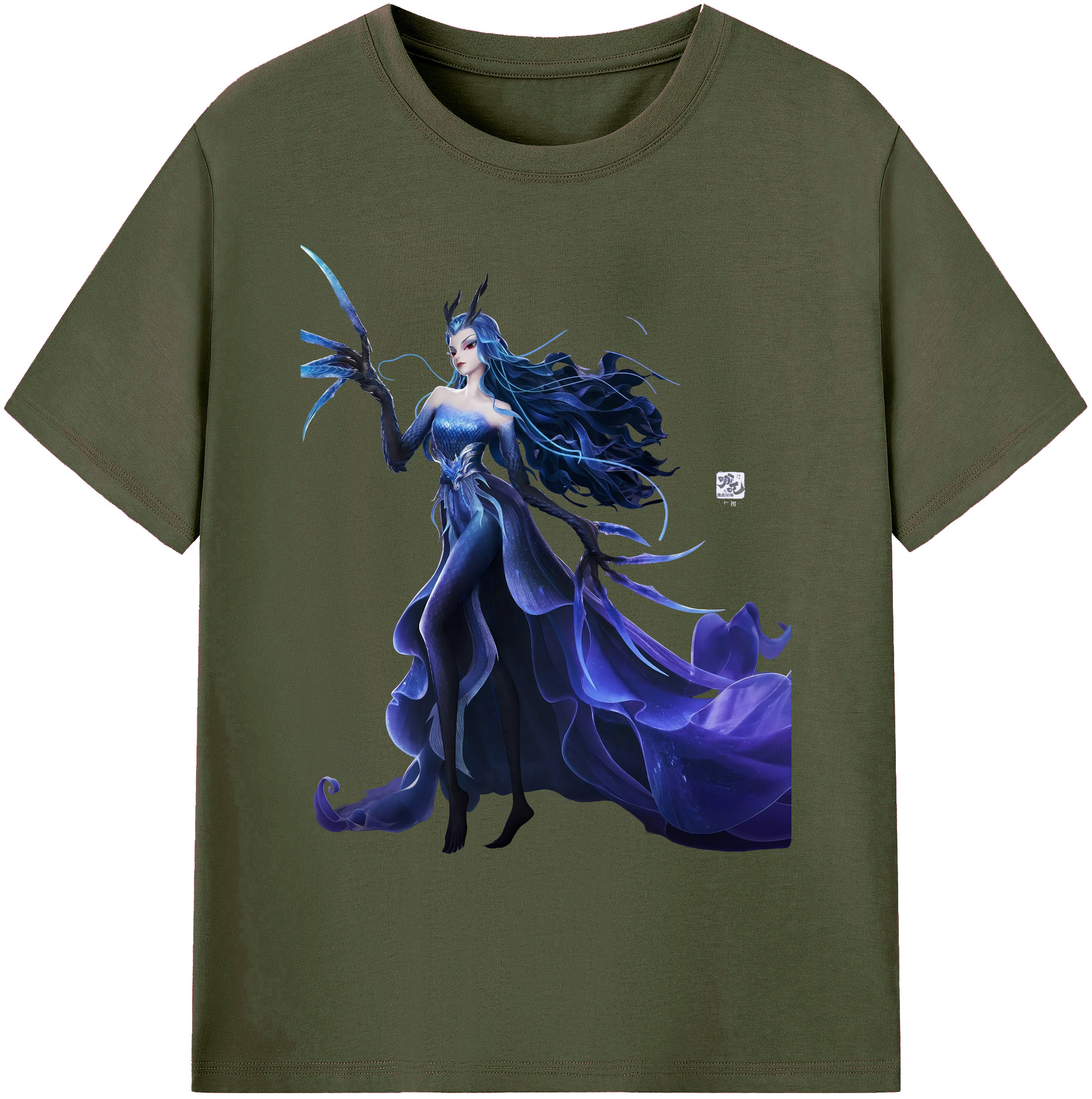 （画像用） Ne Zha 2 ナタ 魔童の大暴れ 綿100％ メンズ半袖Tシャツ｜肌触りやわらか＆通気性